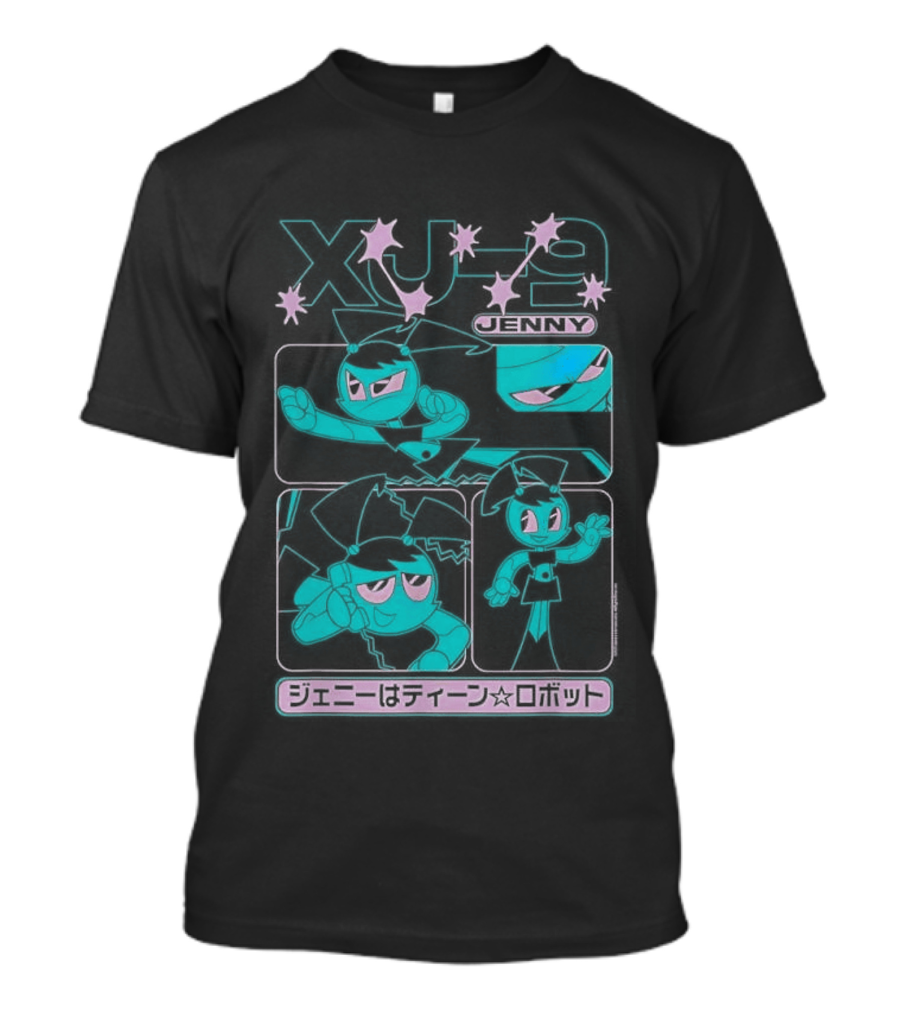 My Life As A Teenage Robot XJ 9 Kanji Retro Cartoon T-Shirt