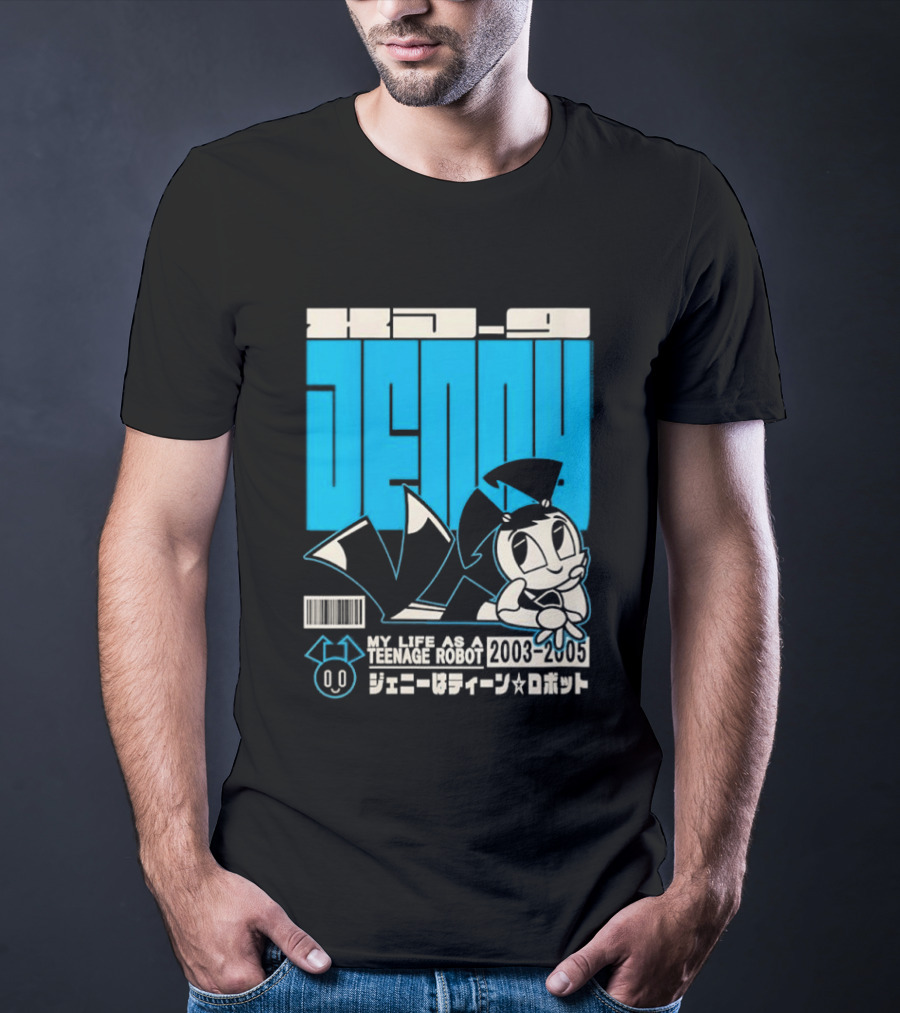 Jenny Kanji My Life As A Teenage Robot 2003 2005 Retro Manga Anime T-Shirt