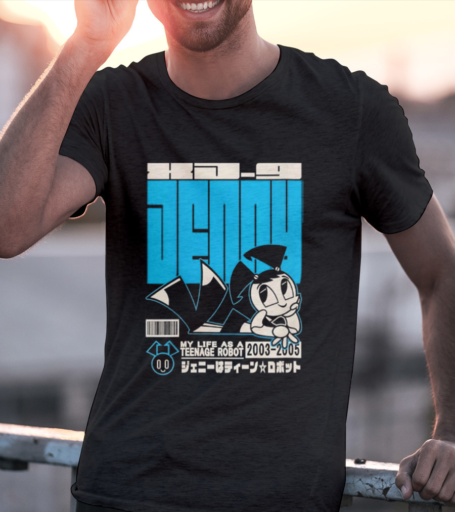 Jenny Kanji My Life As A Teenage Robot 2003 2005 Retro Manga Anime T-Shirt