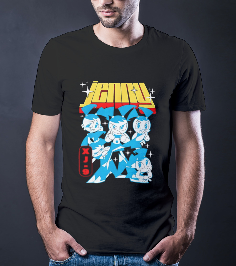 Jenny XJ 9 My Life As A Teenage Robot Blue Transformation T-Shirt