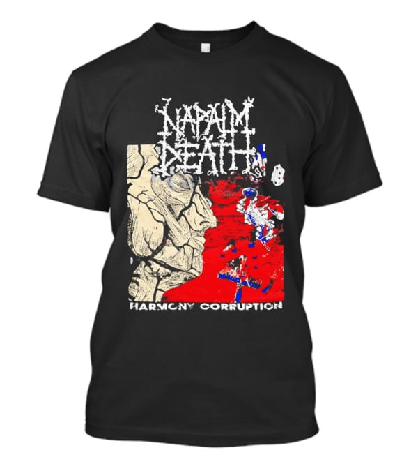 Napalm Death Harmony Corruption Abstract T-Shirt