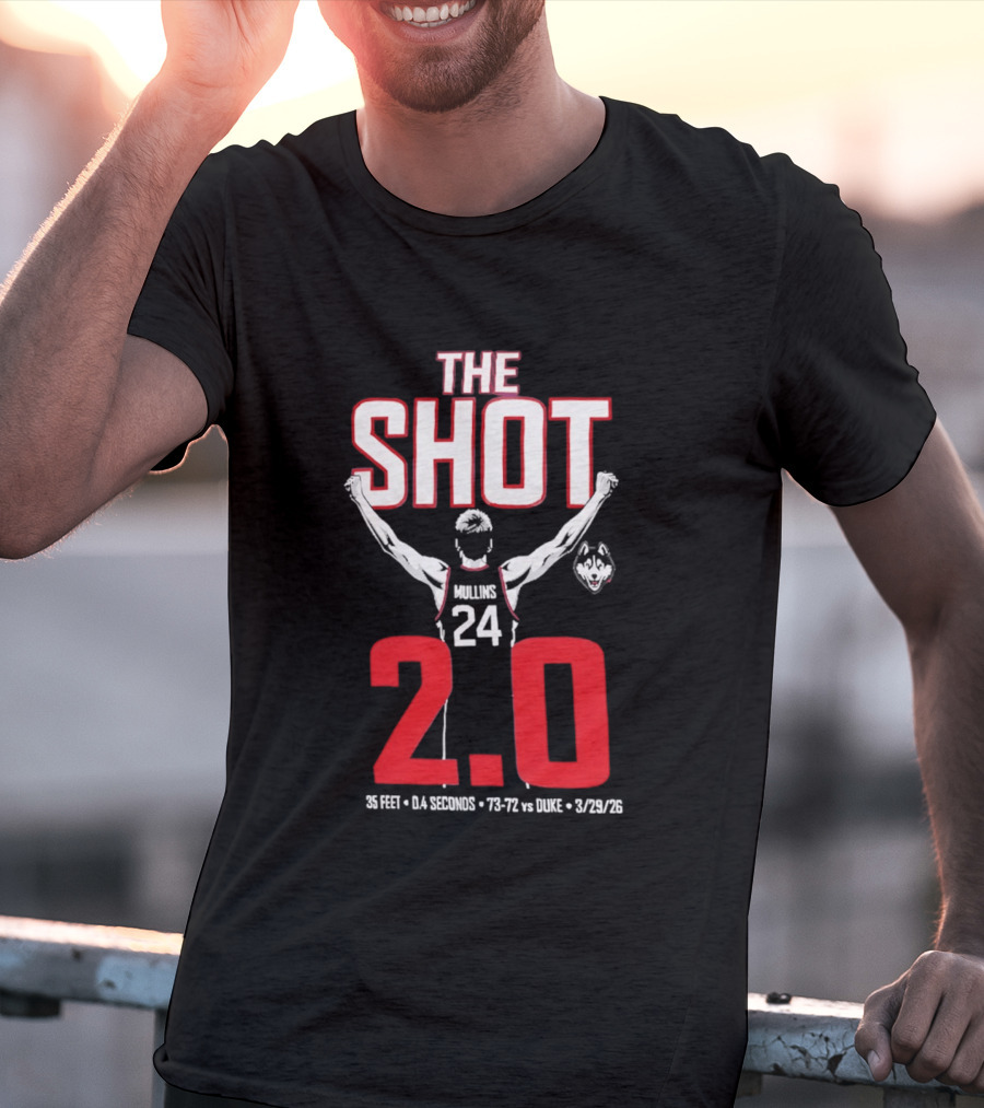 UConn Basketball Braylon Mullins The Shot 2.0 75 72 Vs Duke 3/24/22 T-Shirt