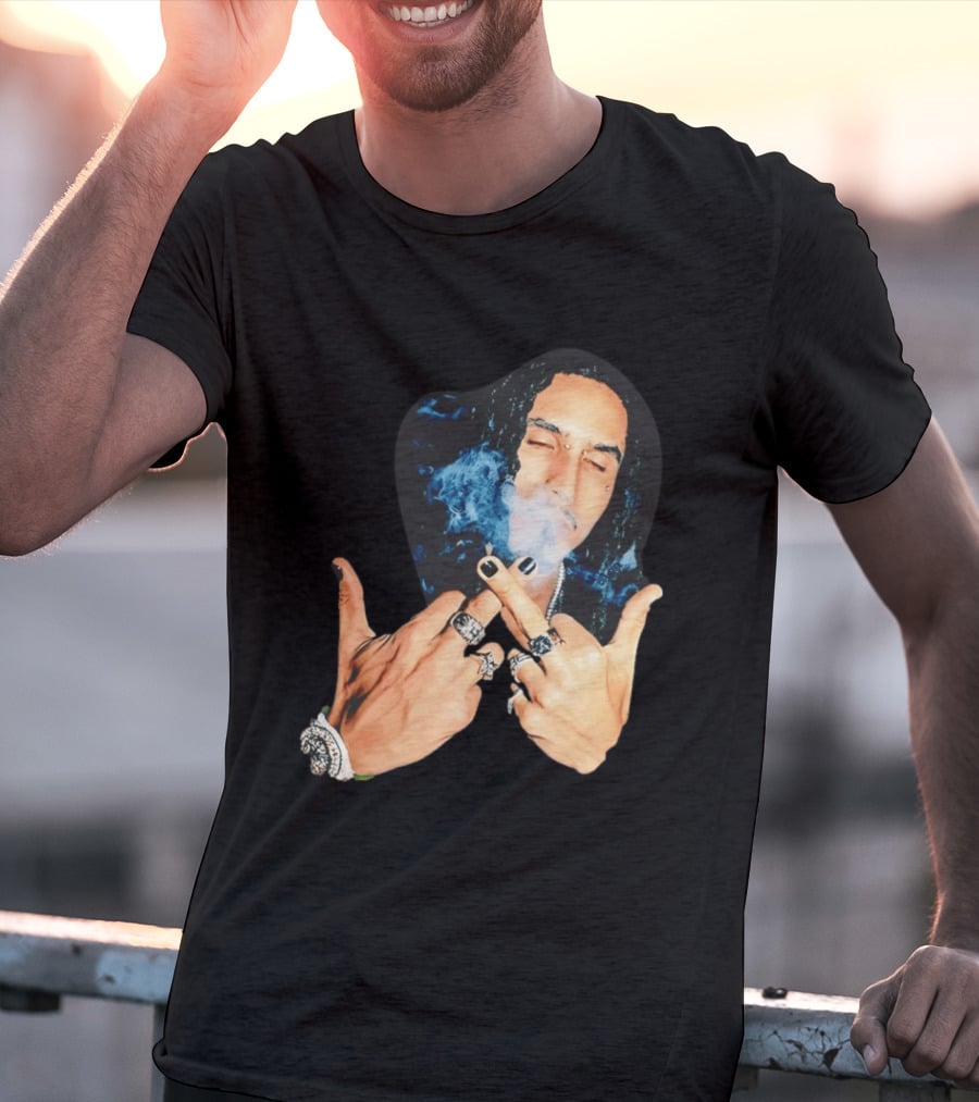 Brazil Matue Smoking Cigarette With Rings And Smoke T-Shirt
