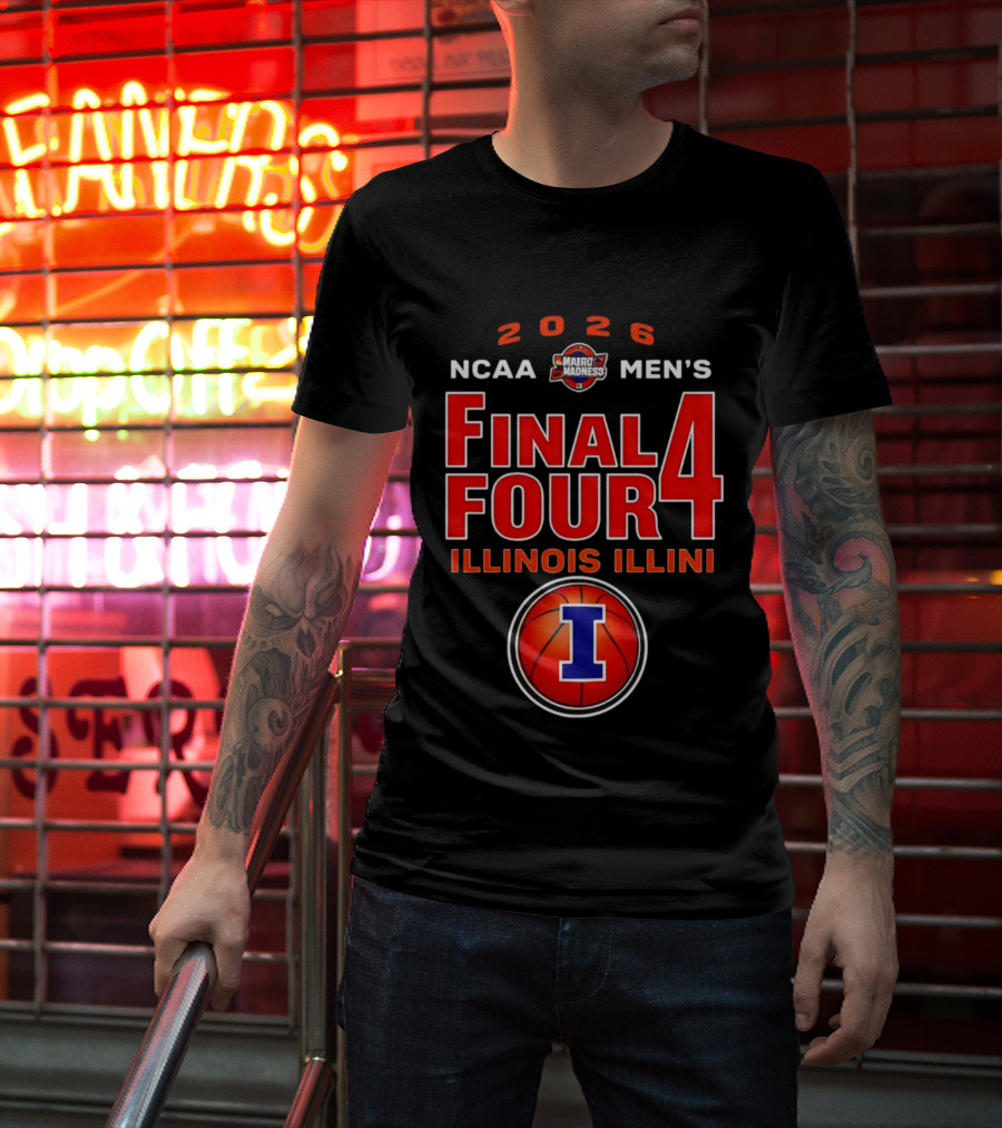 2026 NCAA Men's Final Four Illinois Illini March Madness T-Shirt