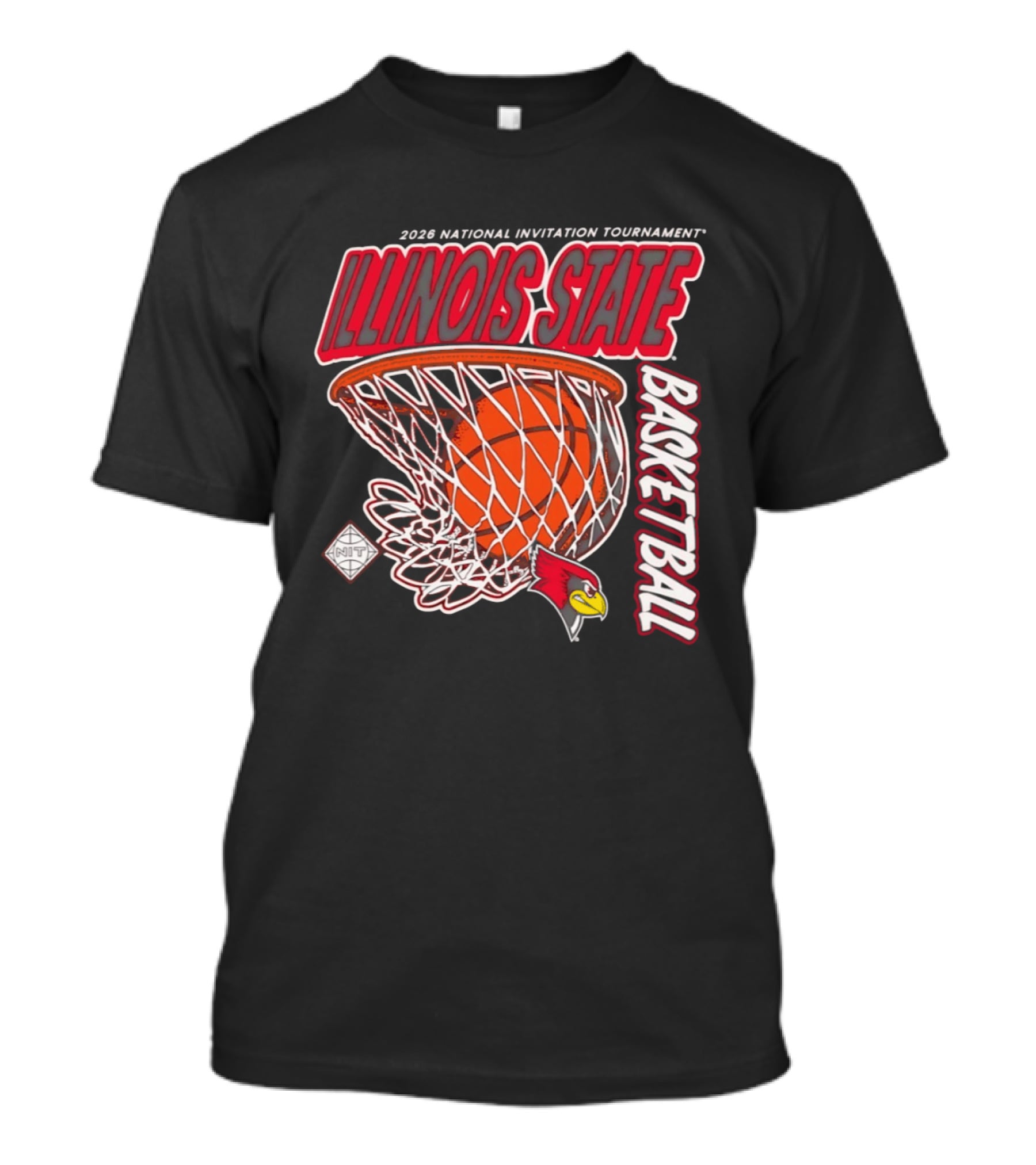 Illinois State Redbirds 2026 National Invitation Tournament Basketball T-Shirt
