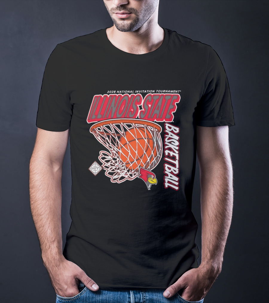 Illinois State Redbirds 2026 National Invitation Tournament Basketball T-Shirt