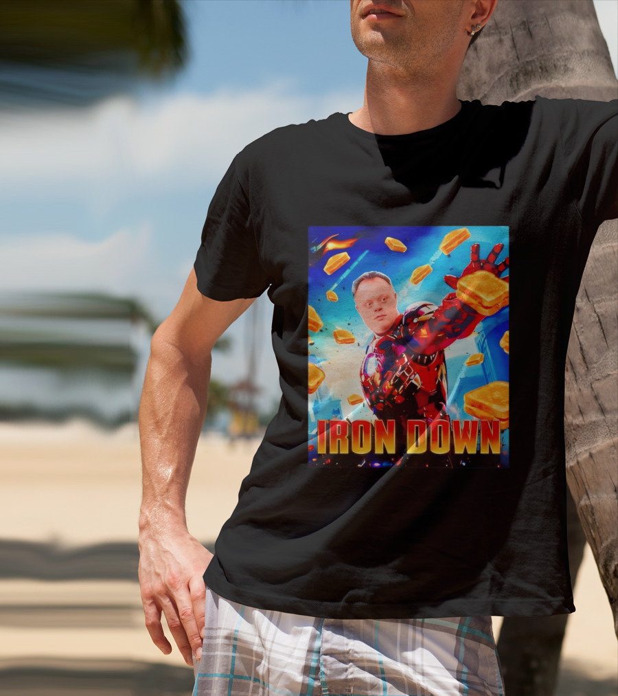 Iron Down Meme Toasted Hero Explosion T-Shirt