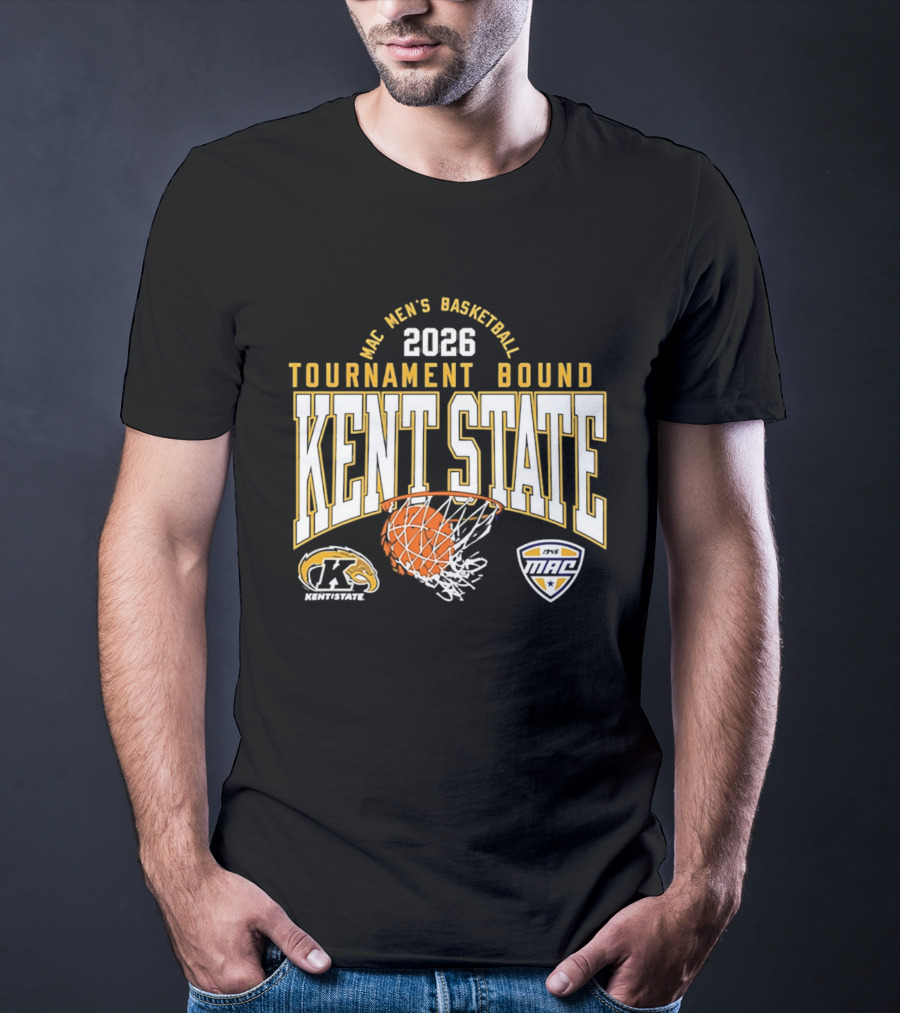 Kent State Golden Flashes MAC 2026 Men's Basketball Tournament Bound T-Shirt
