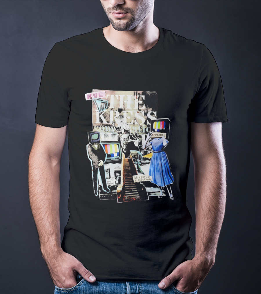 KVC The Kress 35 Years Of Broadcasting TV Applause T-Shirt