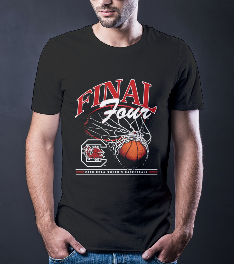 South Carolina Gamecocks 2026 NCAA Women's Basketball Final Four March Madness T-Shirt
