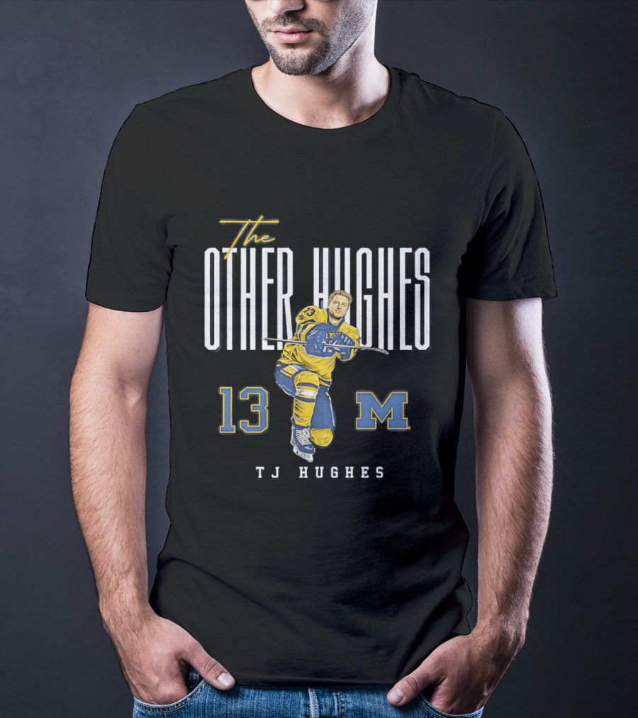 The Other Hughes 13 Michigan Wolverines TJ Hughes T-Shirt