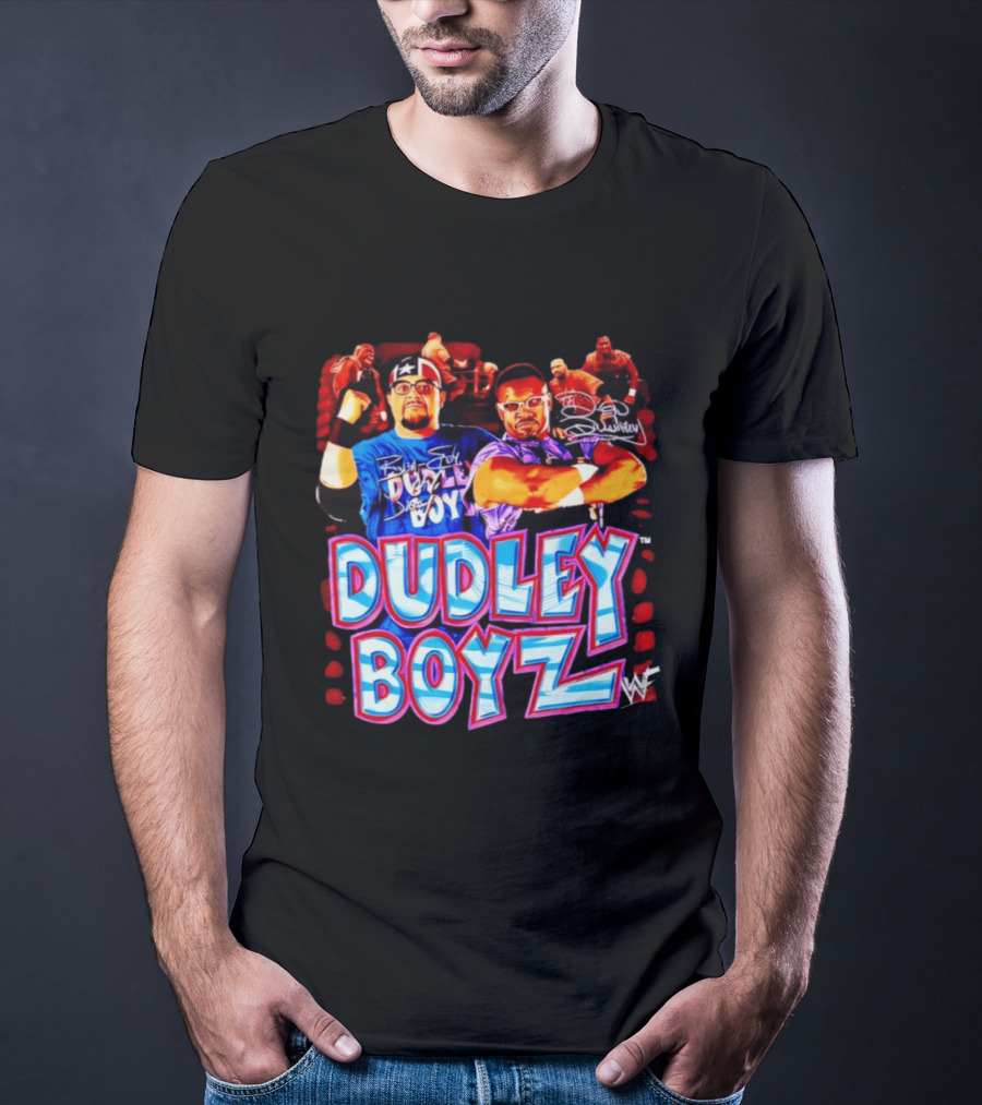 Dudley Boyz WWE Wrestling Legends Bubba Ray D Von Signature T-Shirt