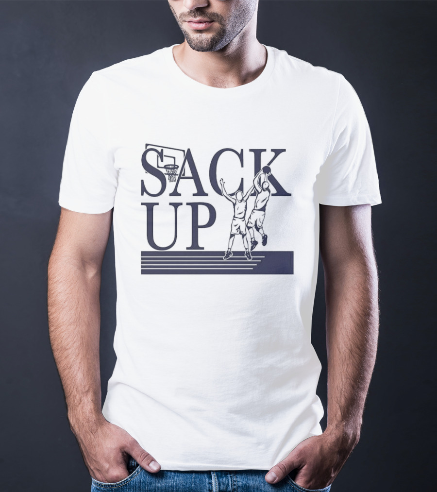 Sack Up Basketball Jumpers Dunking Hoop T-Shirt