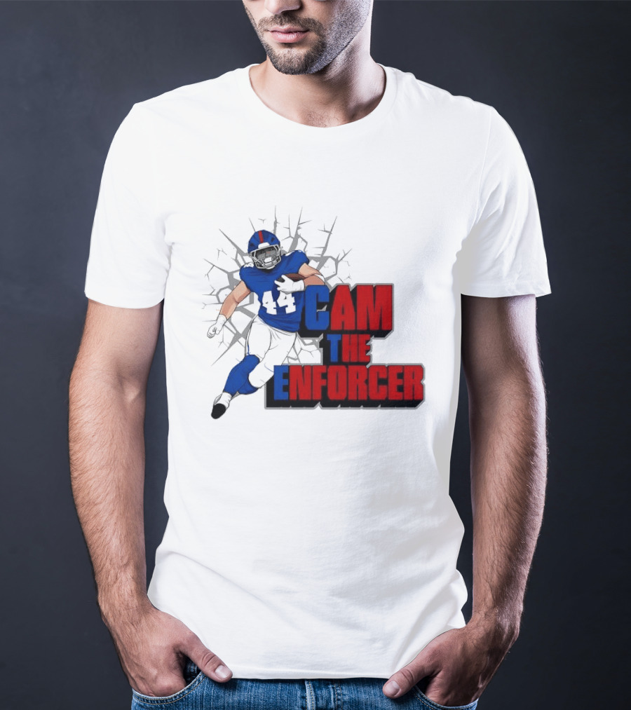 Cam The Enforcer New York Giants Football Player T-Shirt