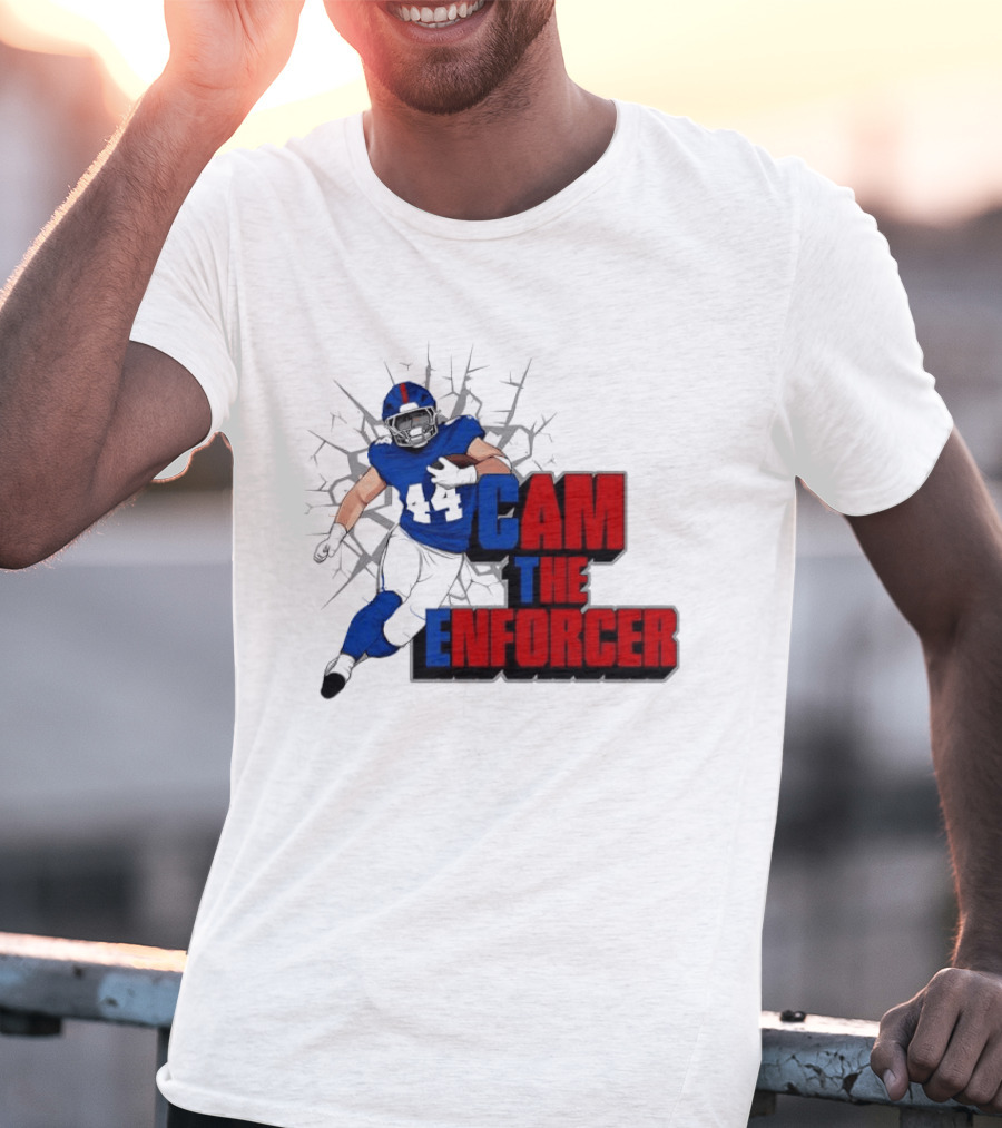 Cam The Enforcer New York Giants Football Player T-Shirt