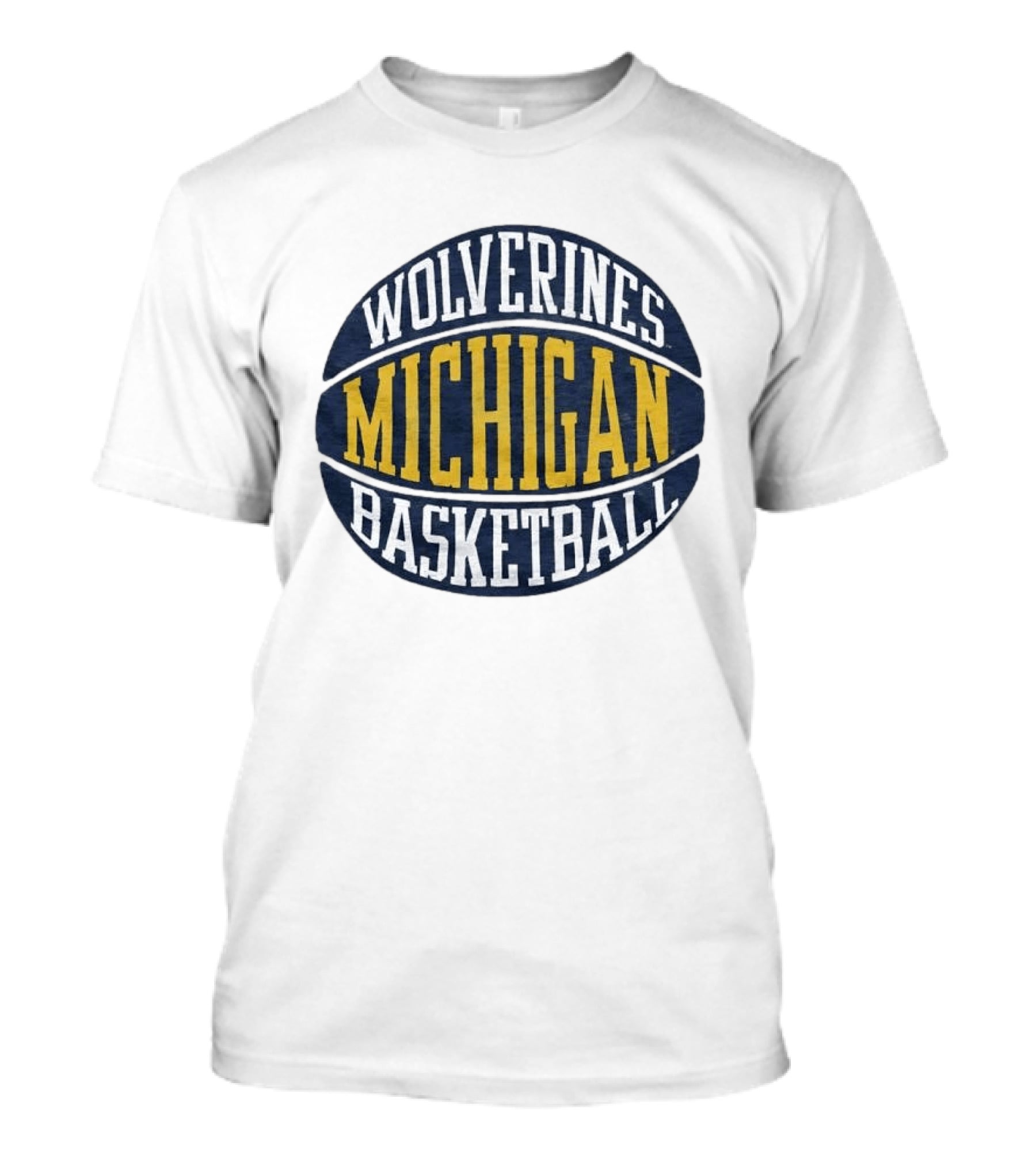Michigan Wolverines Basketball NCAA Team Circle T-Shirt