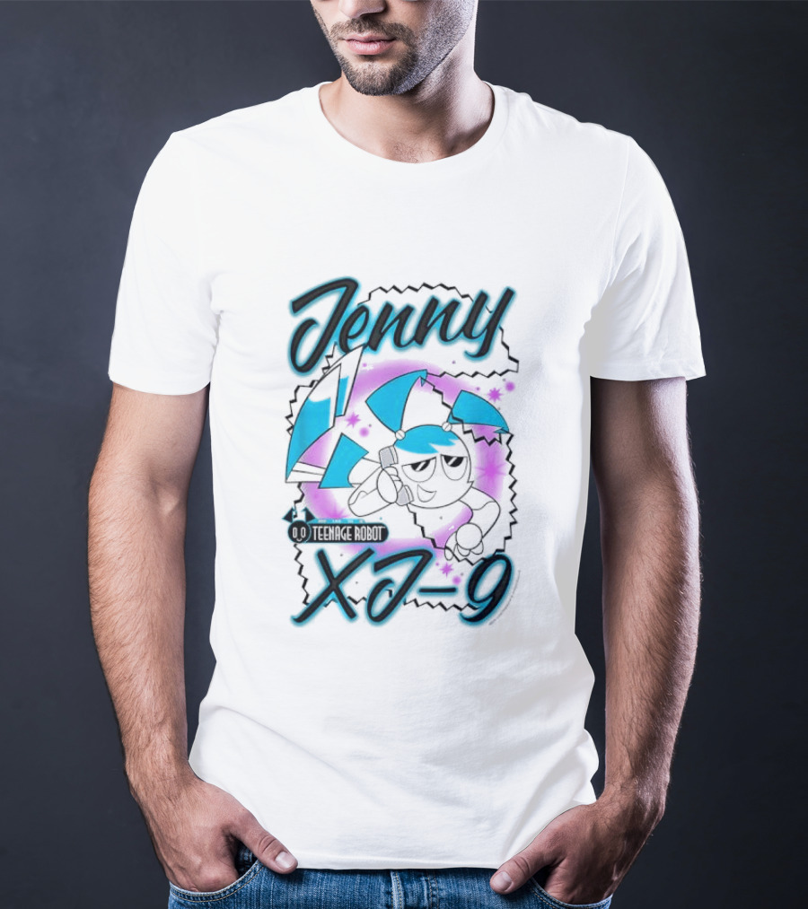 Jenny XJ 9 My Life As A Teenage Robot Airbrush T-Shirt