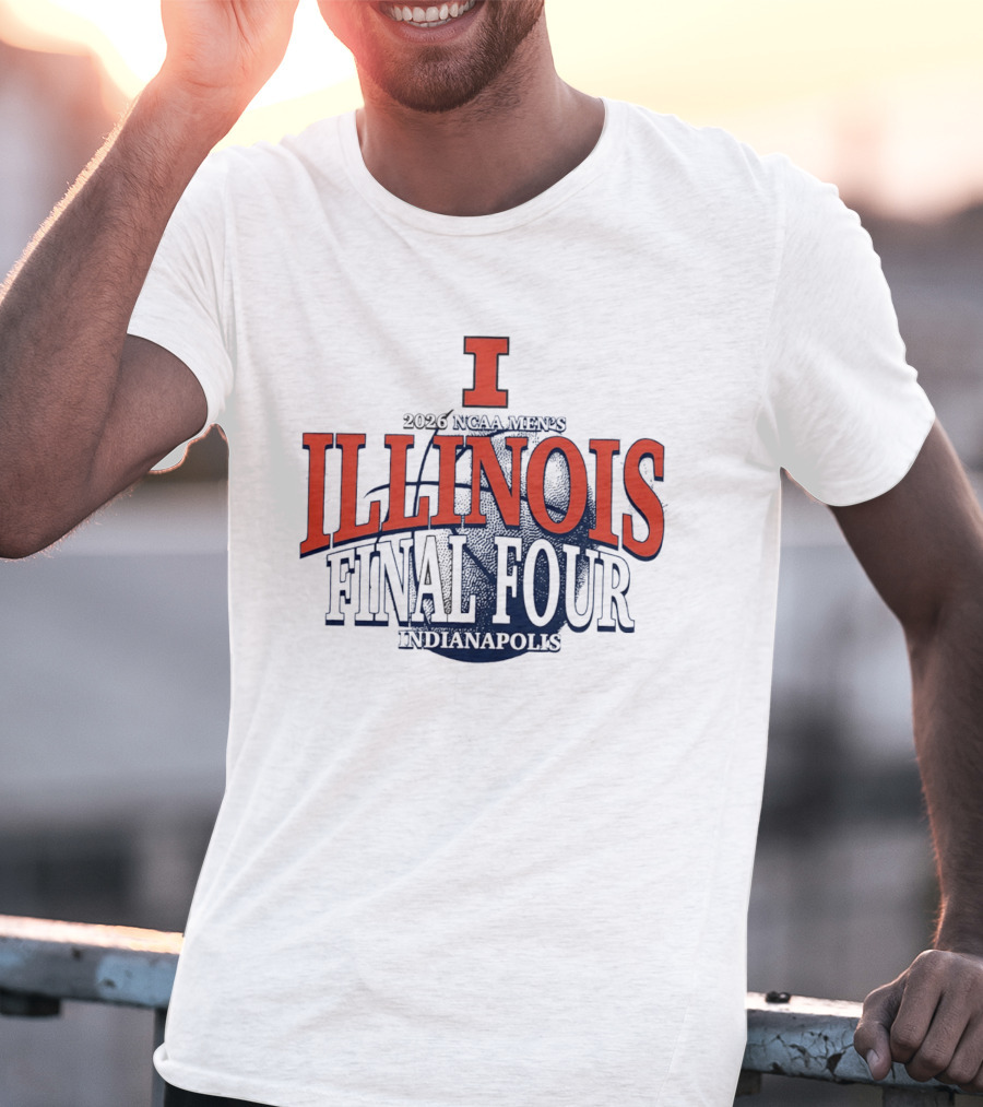 Illinois Basketball 2026 NCAA Men's Final Four Indianapolis T-Shirt