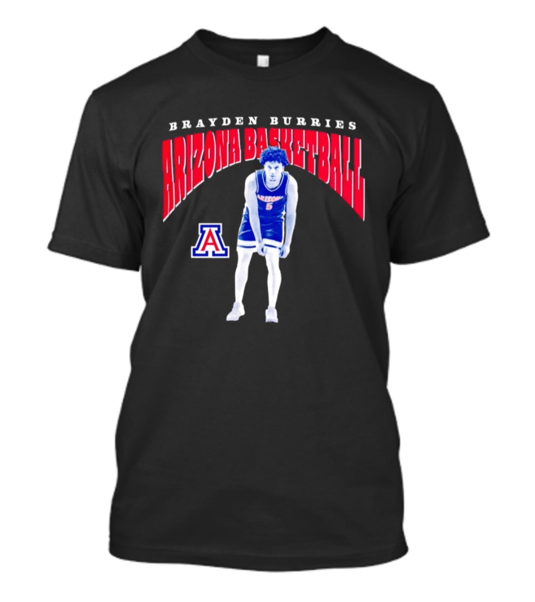 Brayden Burries Arizona Basketball 90s T-Shirt