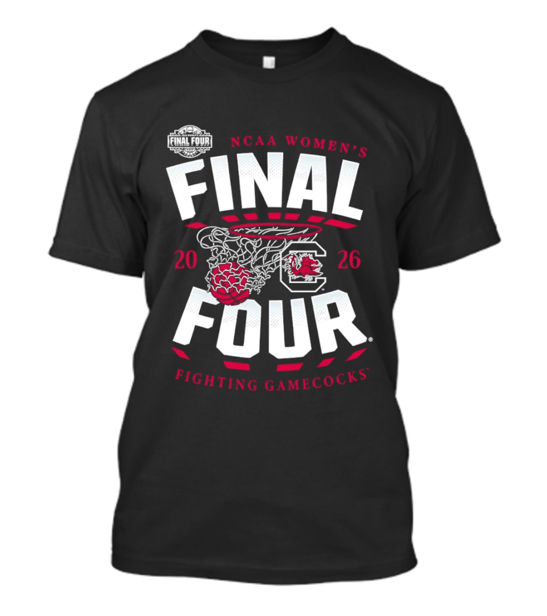 NCAA Women's Final Four 2026 Fighting Gamecocks T-Shirt