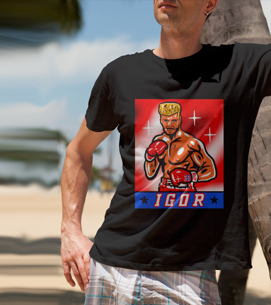 Igor Drago I Must Break You New York Rangers Boxing T-Shirt