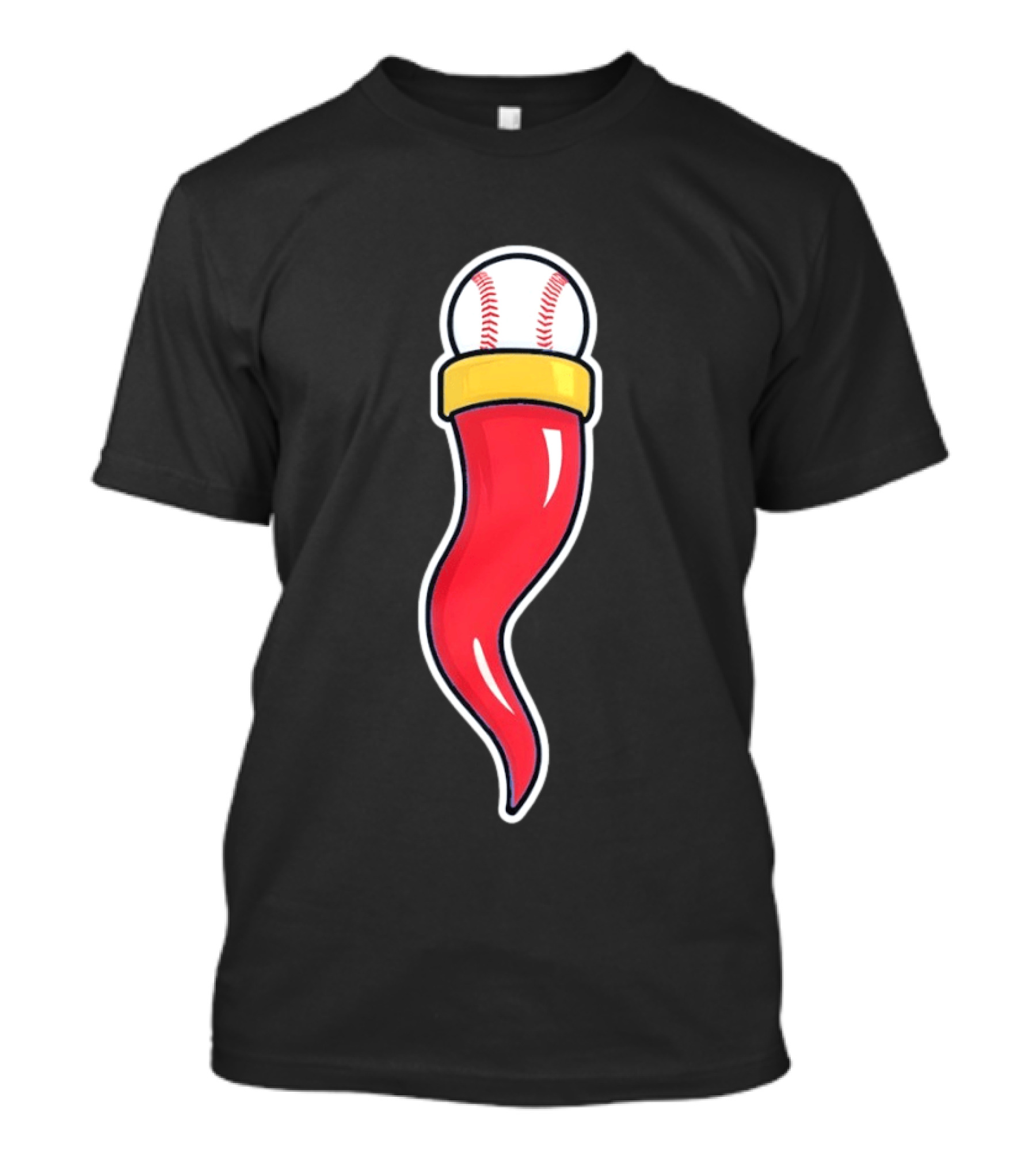 Cornicello Baseball Charm World T-Shirt