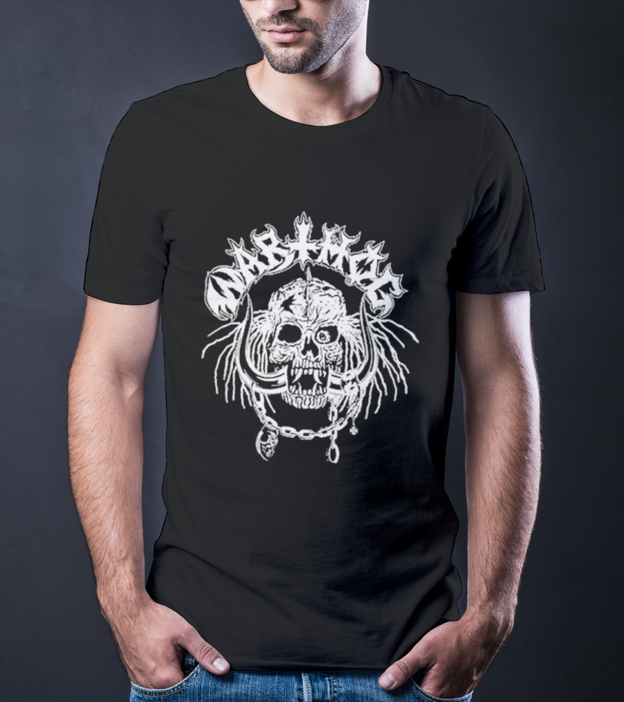 Lawrence W. Arthög Warthog Oskorei Skull Crown T-Shirt