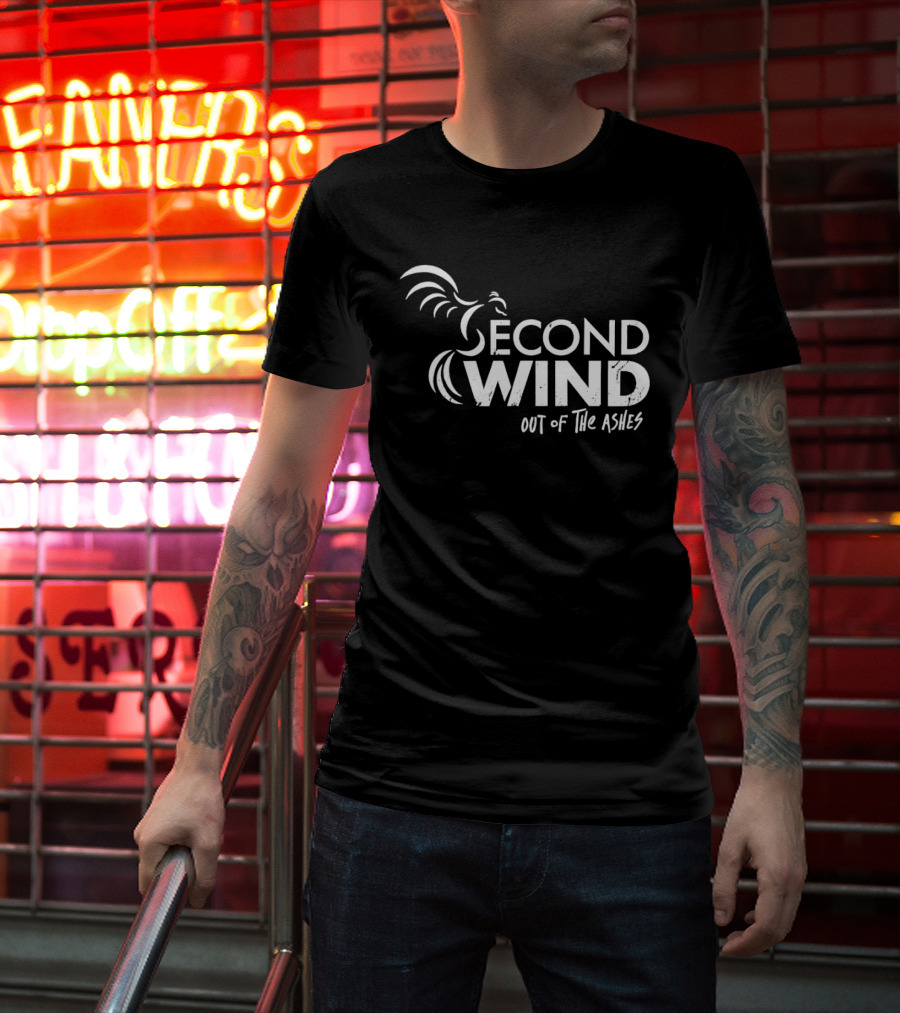 Second Wind Out Of The Ashes Phoenix Rooster T-Shirt