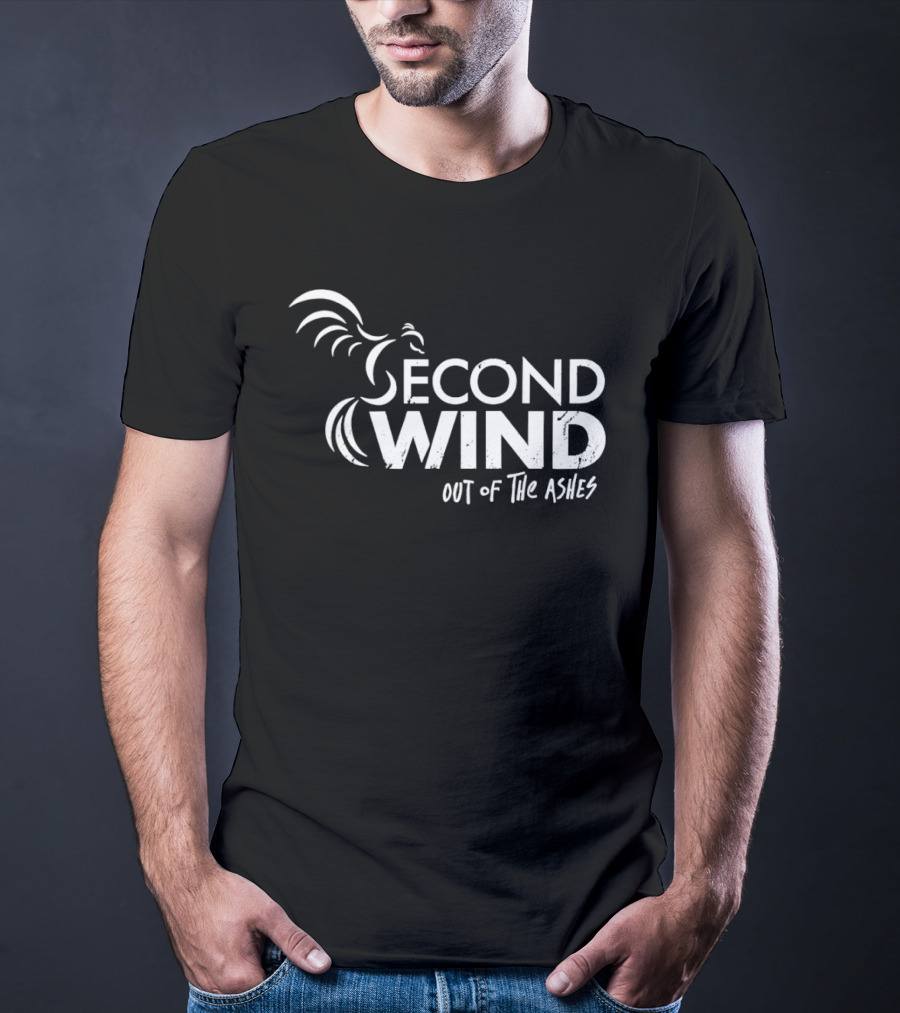 Second Wind Out Of The Ashes Phoenix Rooster T-Shirt