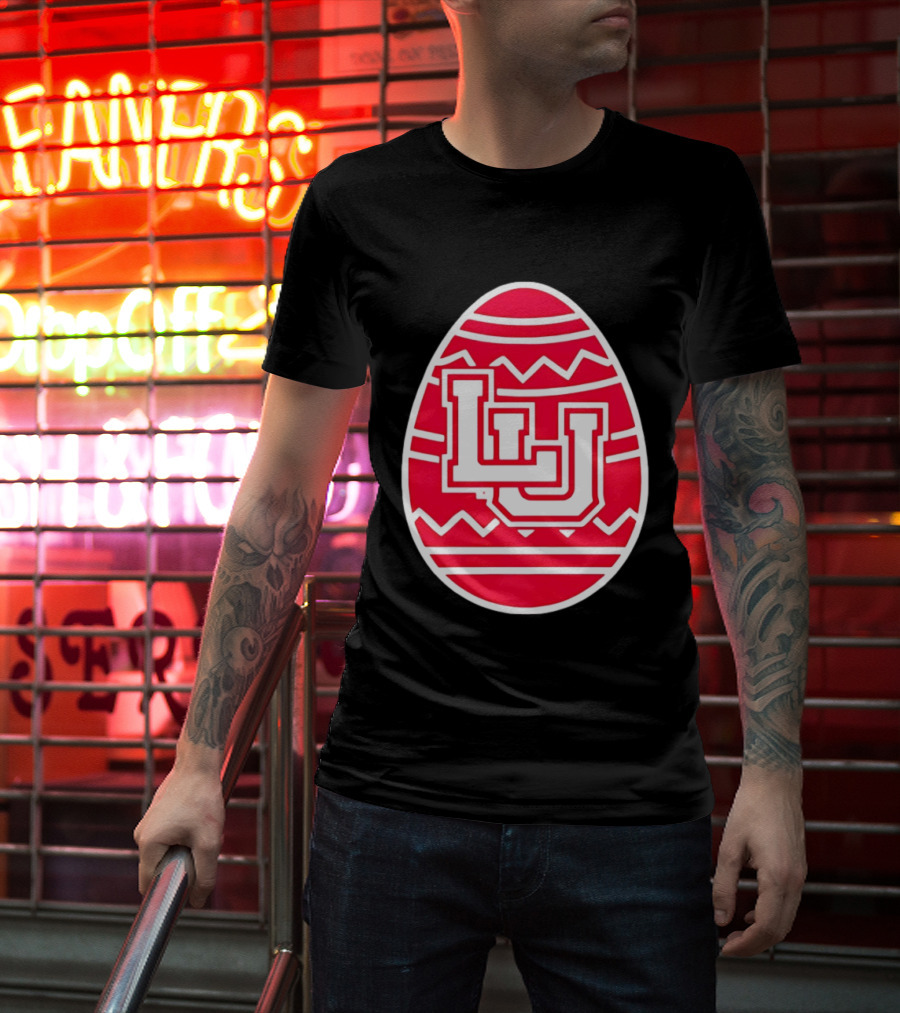 Liberty Union LU Easter Egg Red And White T-Shirt