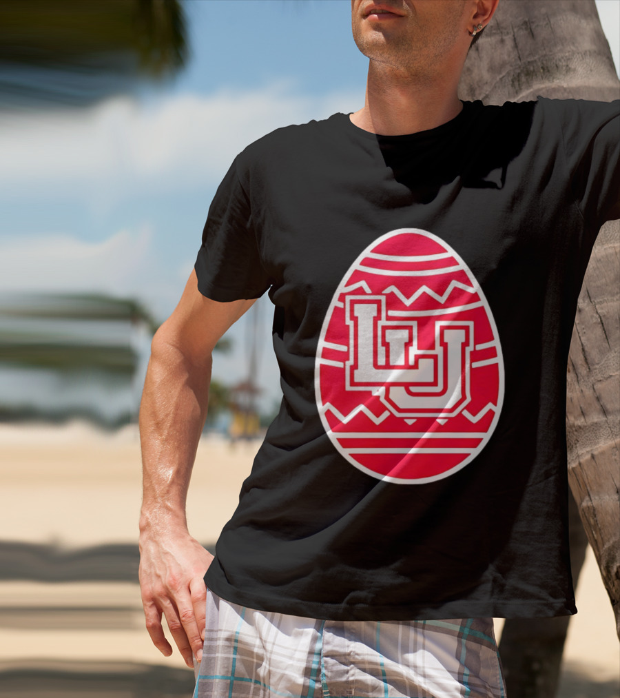 Liberty Union LU Easter Egg Red And White T-Shirt