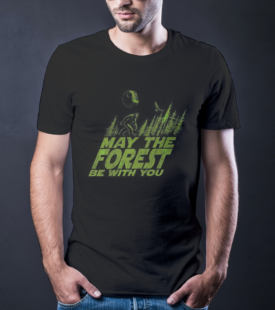 Forest Squatch May The Forest Be With You T-Shirt