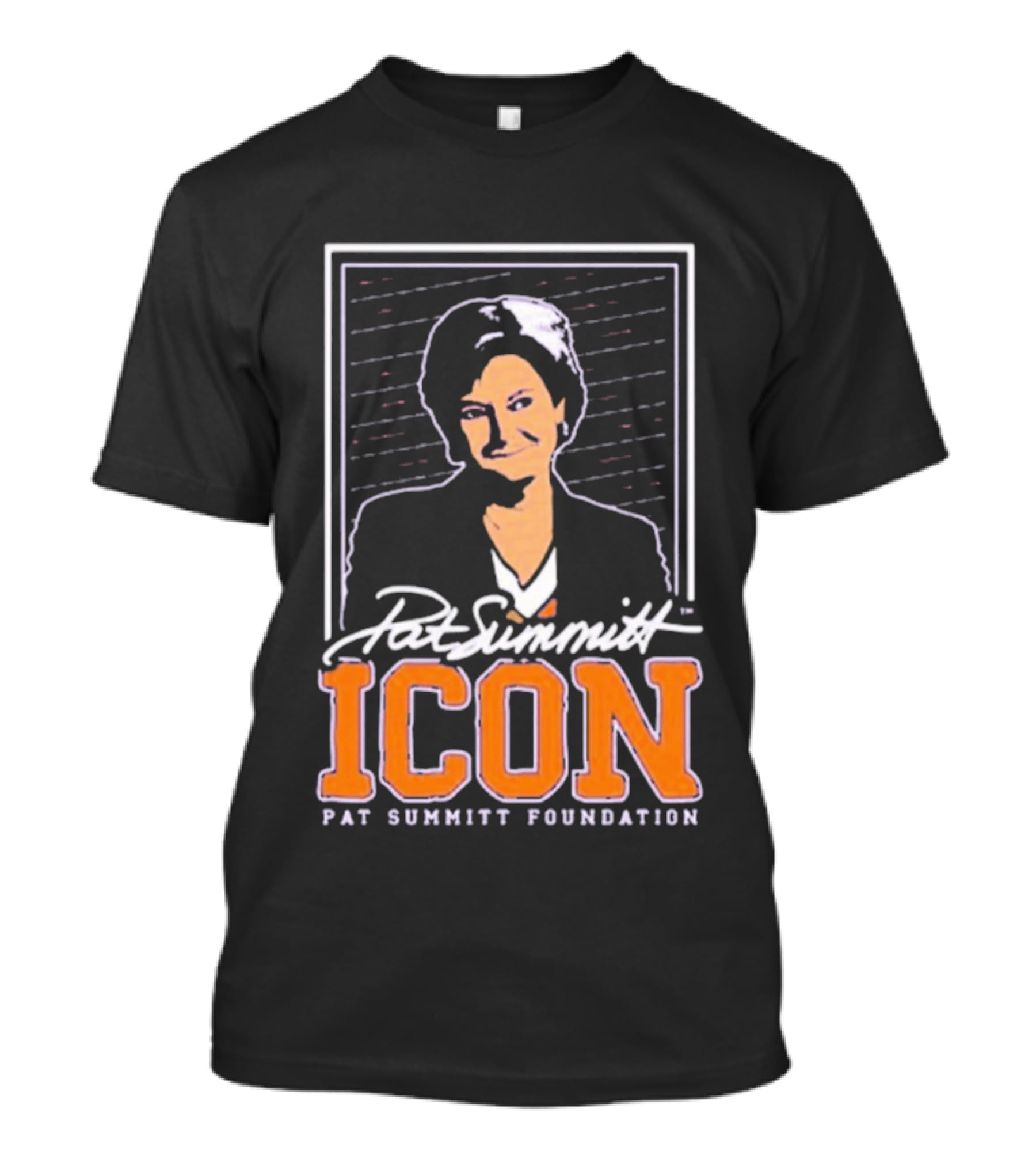 Pat Summitt Icon Tennessee Vols Pat Summitt Foundation T-Shirt