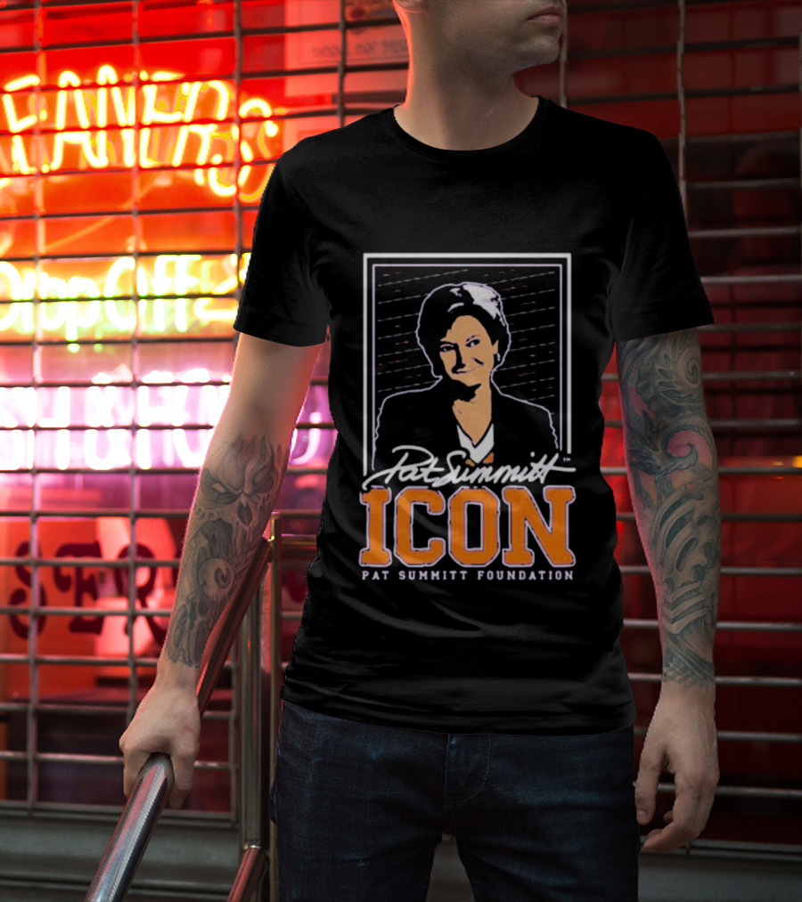 Pat Summitt Icon Tennessee Vols Pat Summitt Foundation T-Shirt