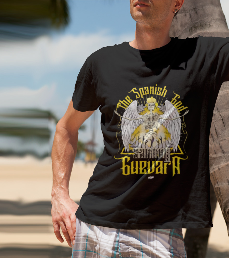 The Spanish God Sammy Guevara Wings And Crown Ascendant T-Shirt