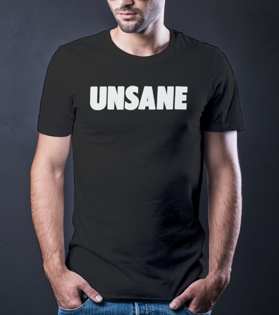 Travis Unsane Bold White T-Shirt