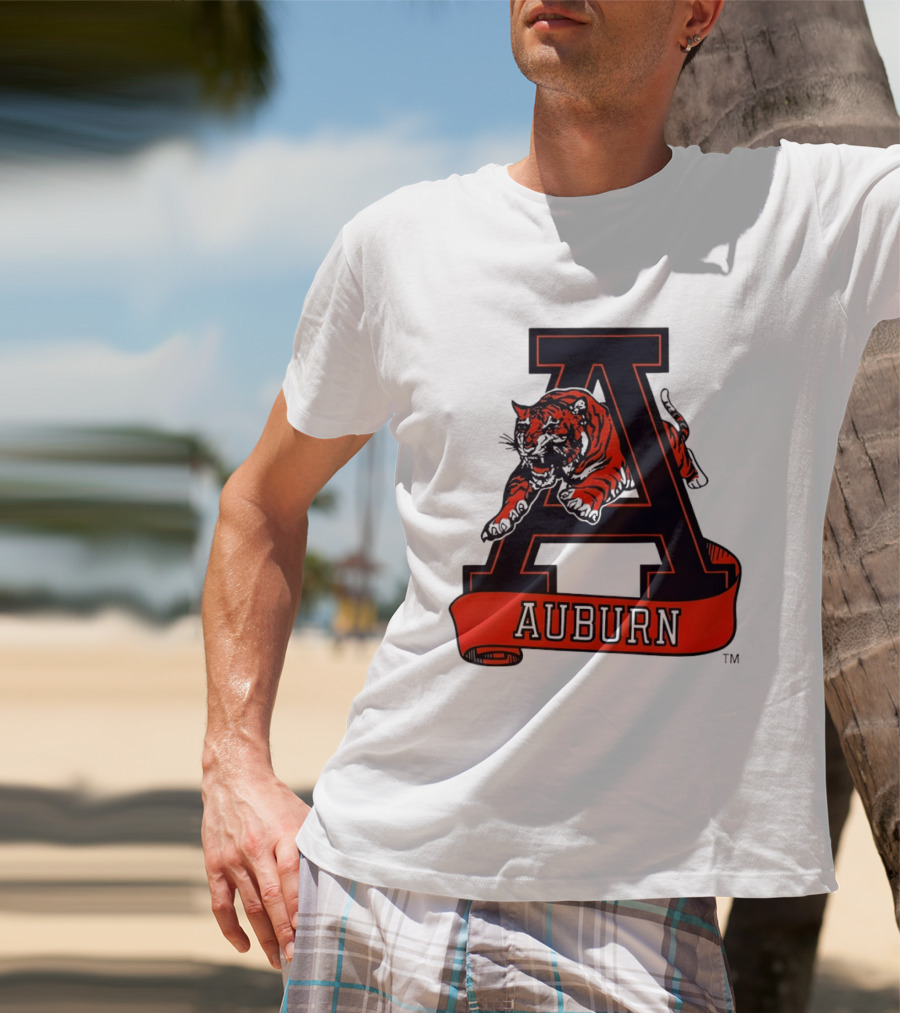 Auburn Tigers Auburn University Basketball NBA Team Spirit Tiger T-Shirt
