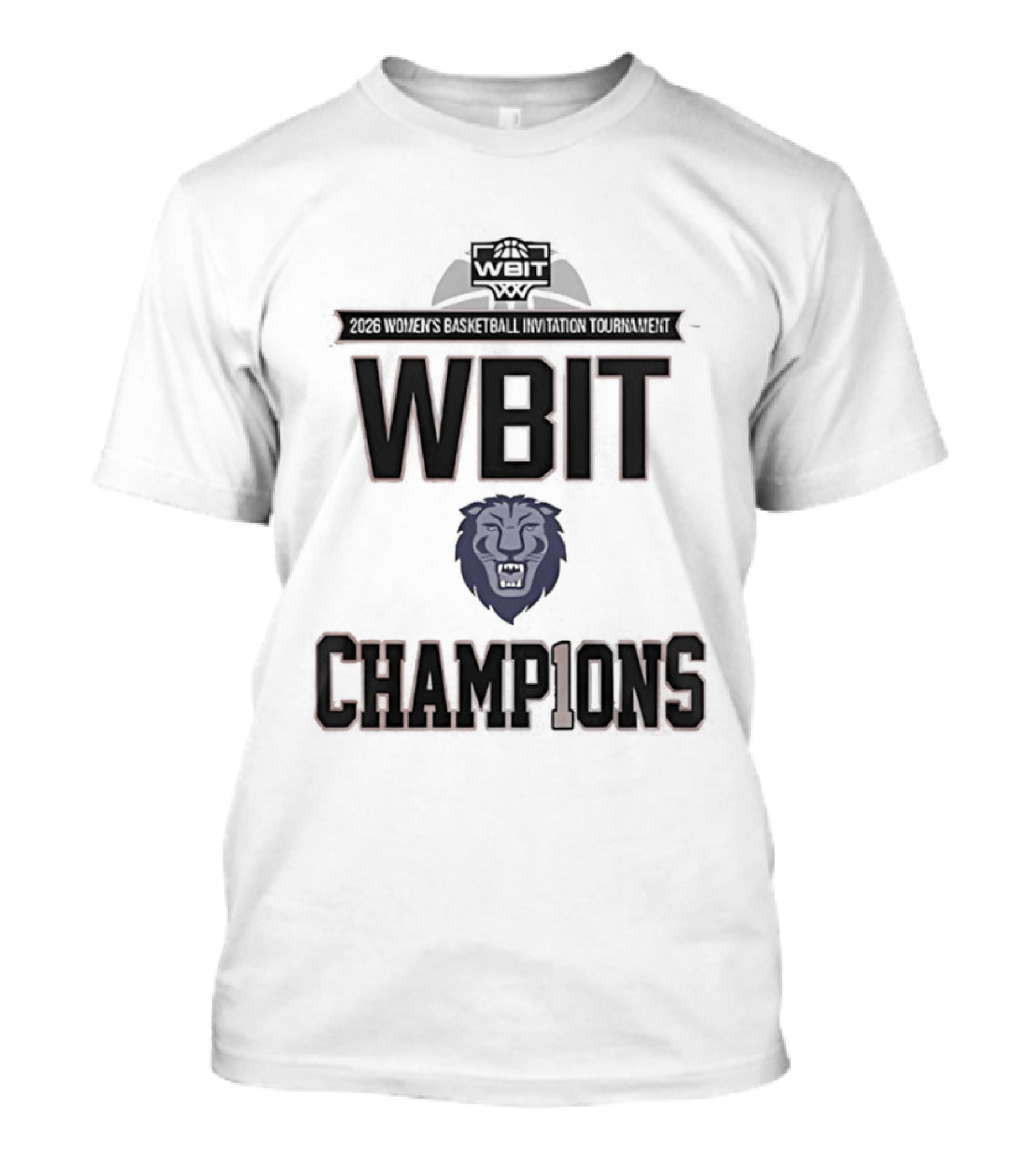 Columbia Lions WBIT Champions 2026 Women's Basketball Invitation Tournament T-Shirt