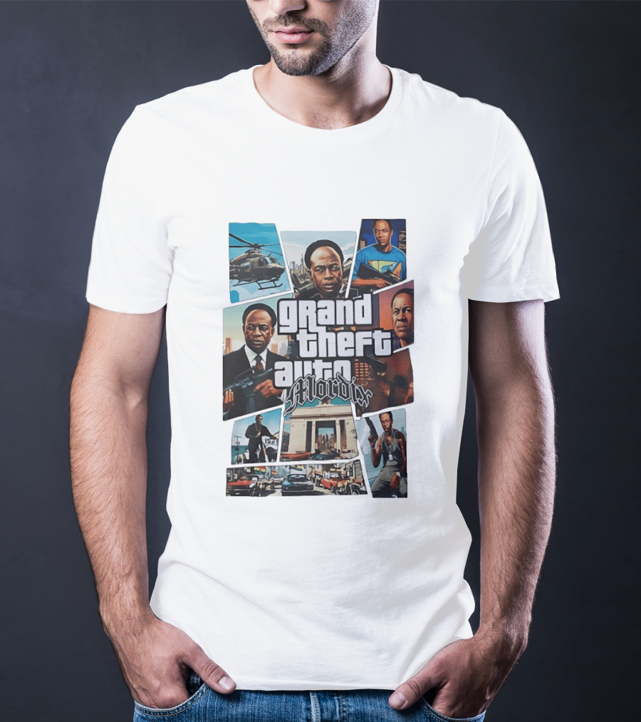 Grand Theft Auto Mordix Classic Crime Action Game T-Shirt
