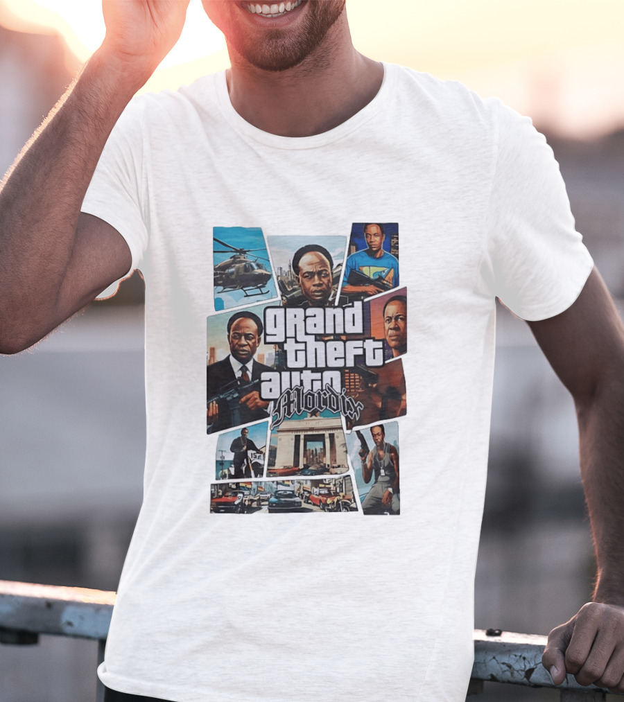 Grand Theft Auto Mordix Classic Crime Action Game T-Shirt