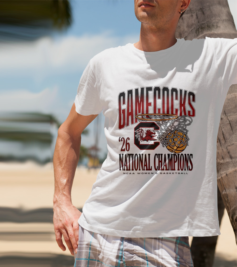 Gamecocks 2026 National Champions NCAA Women's Basketball T-Shirt
