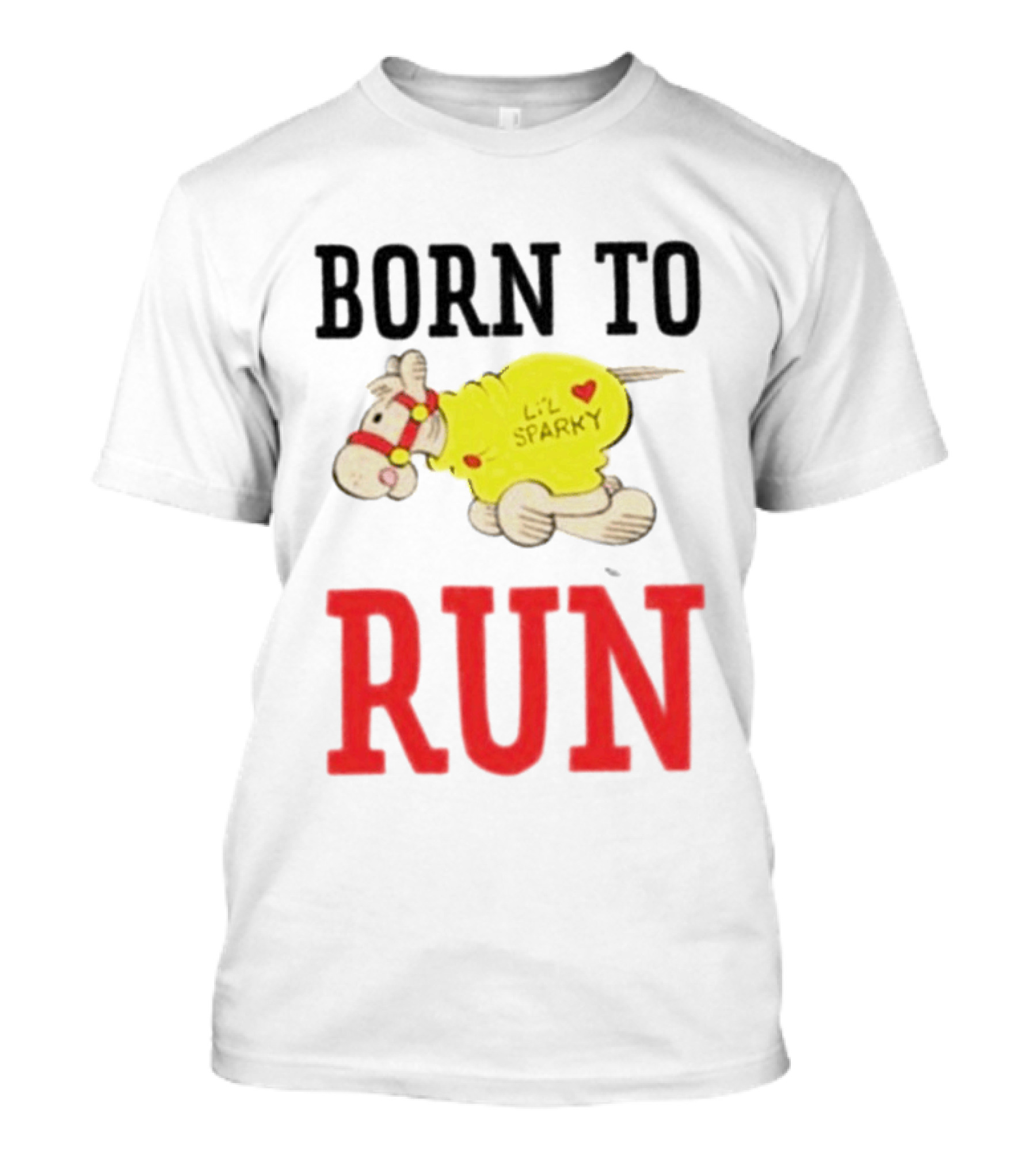 Born To Run Li'l Sparky Retro Cartoon T-Shirt