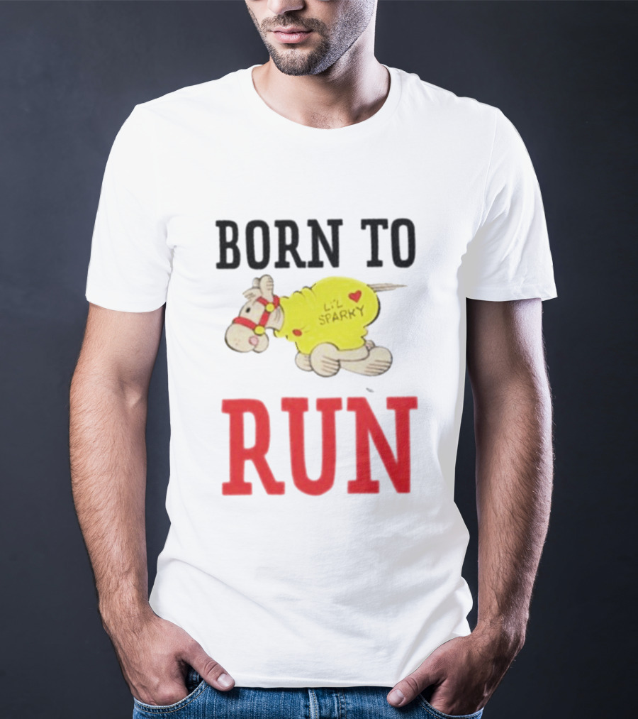 Born To Run Li'l Sparky Retro Cartoon T-Shirt