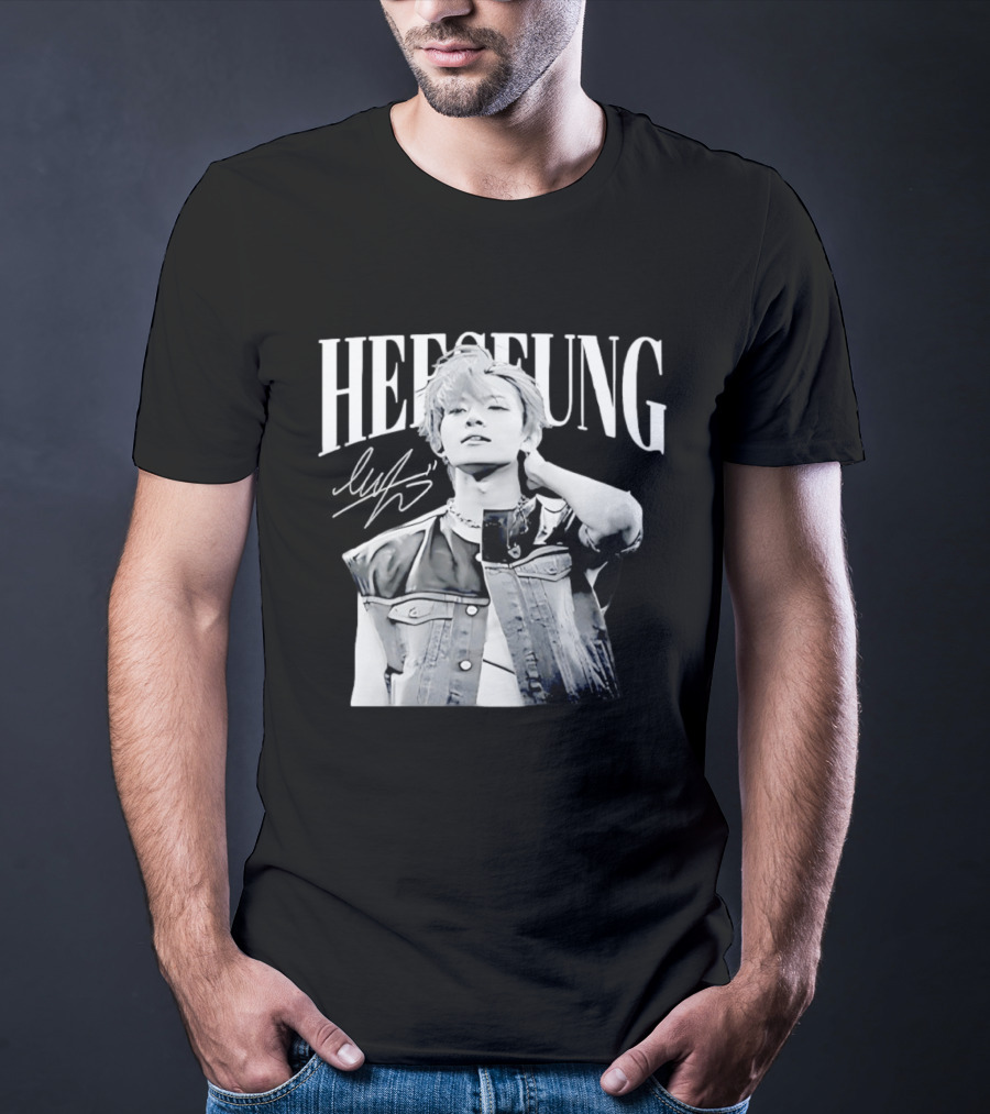 Heeseung ENHYPEN Signature Style Retro Look T-Shirt