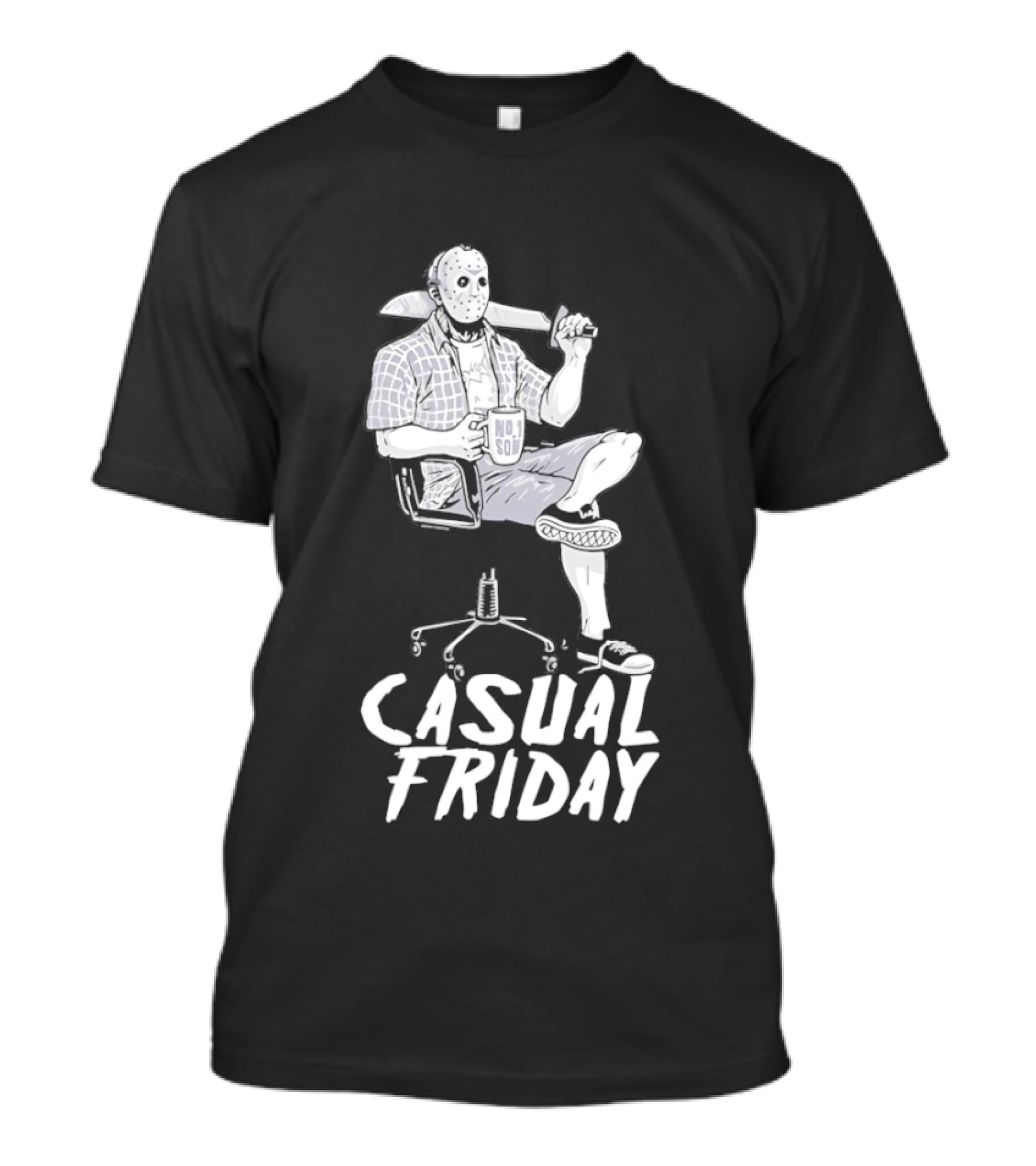 Jason Voorhees No Soi Casual Friday The 13th T-Shirt