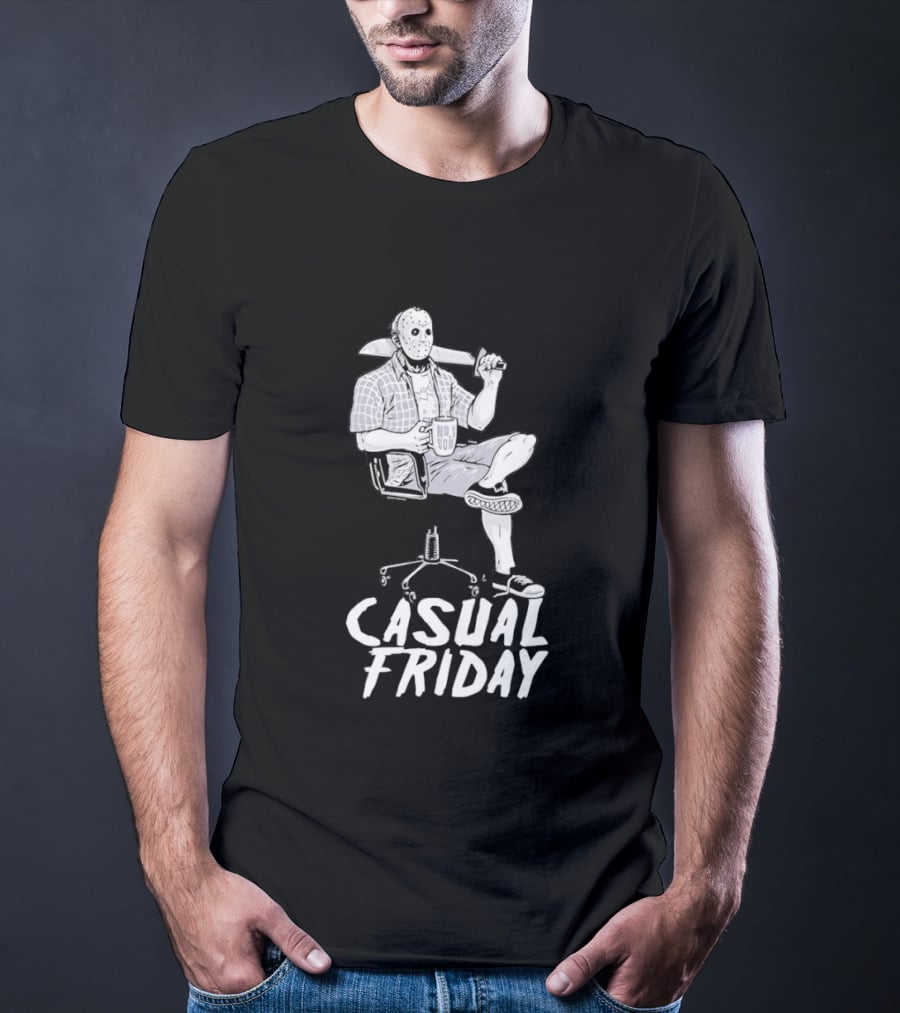 Jason Voorhees No Soi Casual Friday The 13th T-Shirt