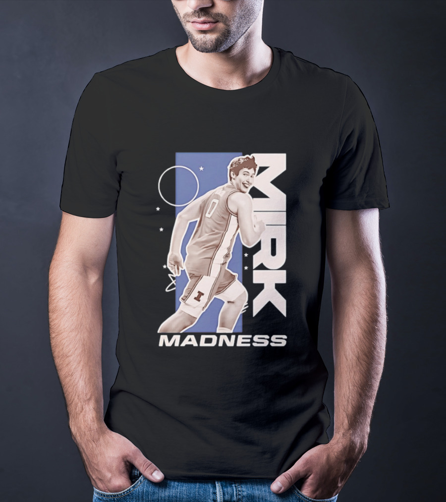 Mirk Madness Illinois Fighting Illini Basketball David Mirkovic T-Shirt