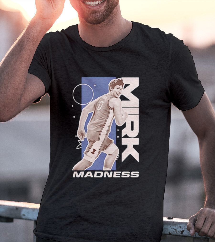 Mirk Madness Illinois Fighting Illini Basketball David Mirkovic T-Shirt