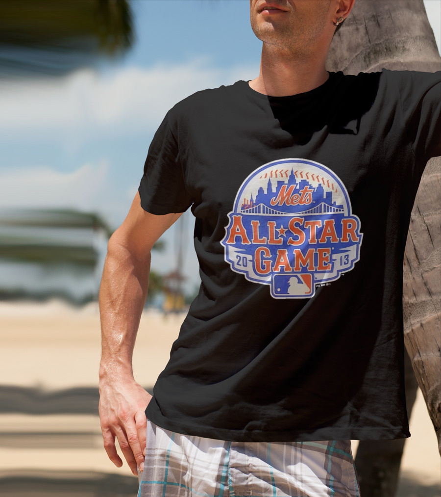 New York Mets 2013 All Star Game Skyline Baseball T-Shirt