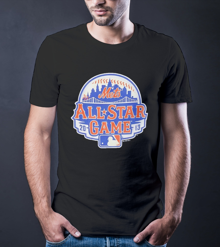 New York Mets 2013 All Star Game Skyline Baseball T-Shirt